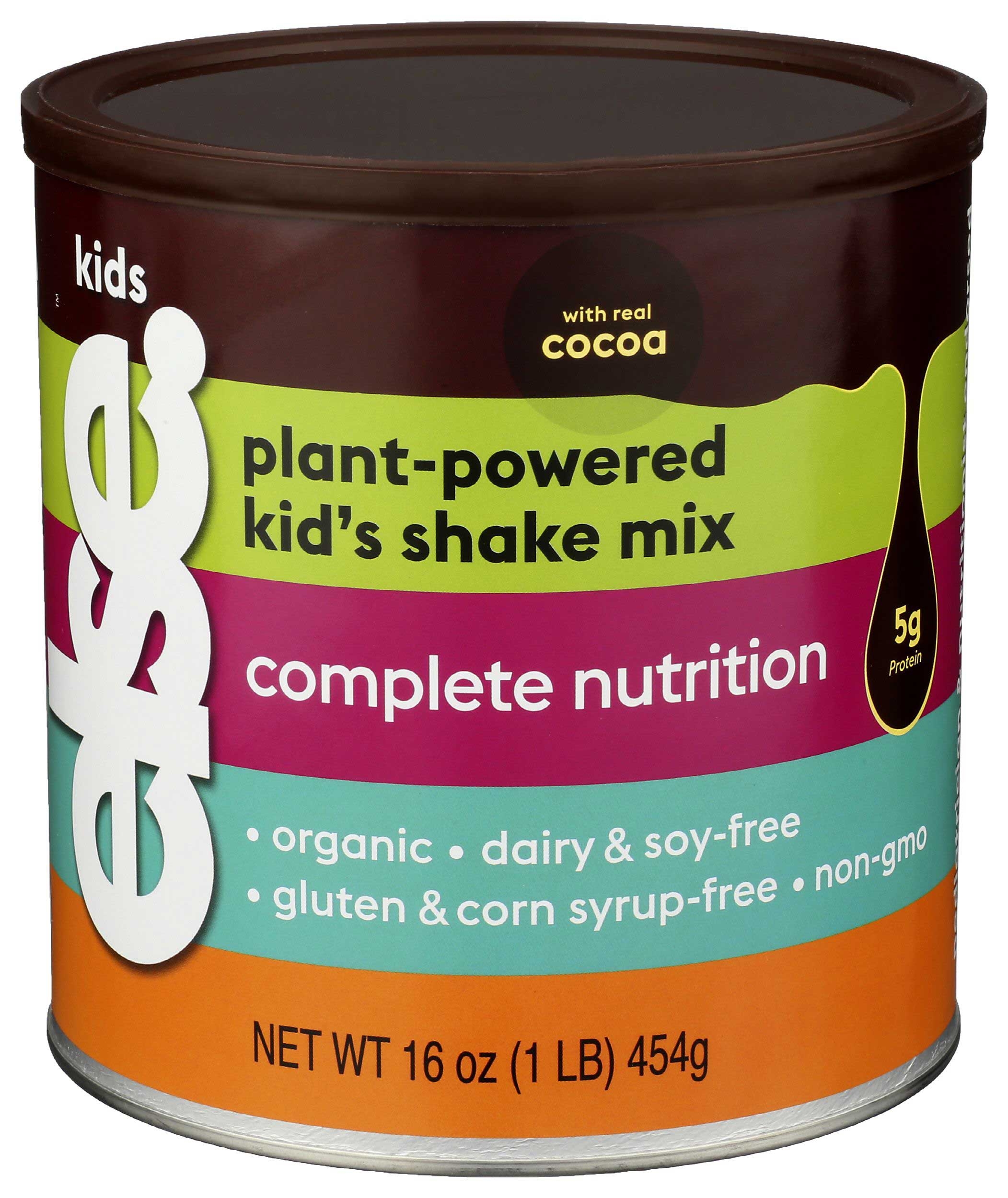 Else Chocolate Plant Powered Complete Nutrition Shake Mix for Kids, 16 Ounce