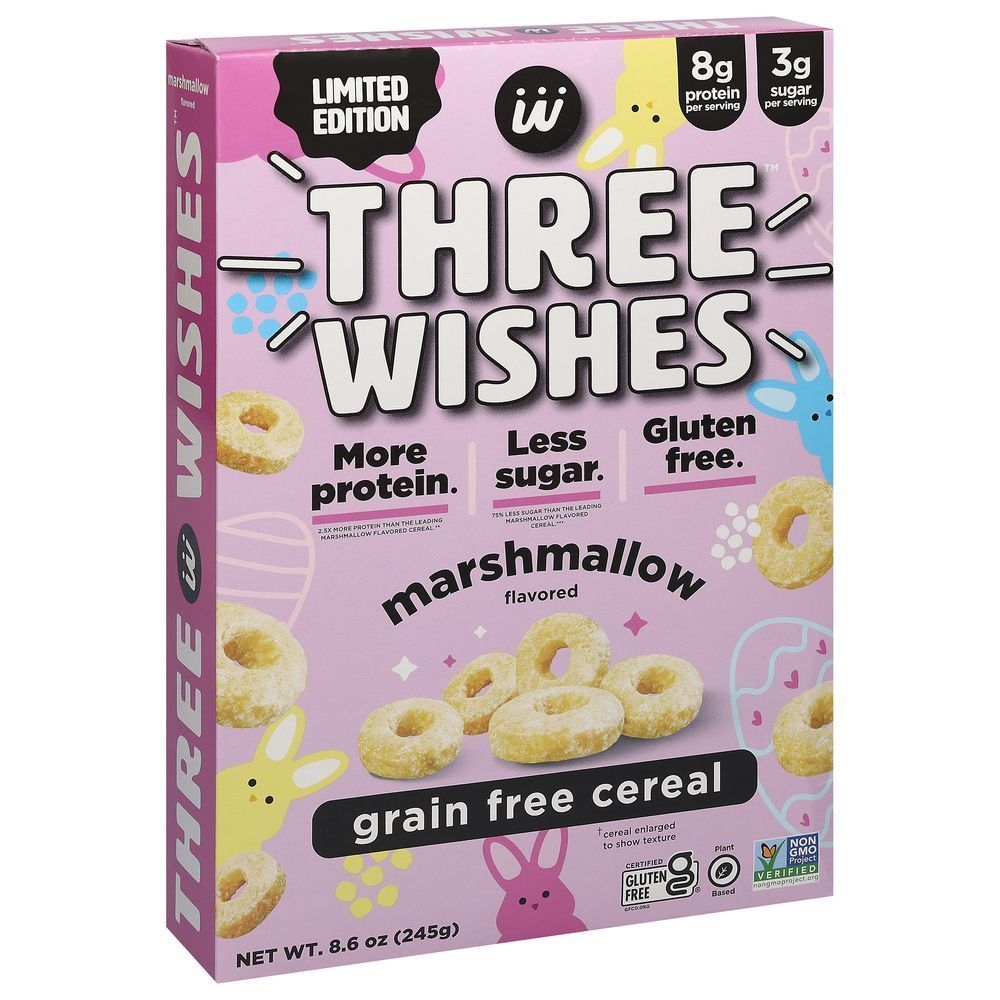 Three Wishes Grain Free Marshmallow Cereal, 8.5 Ounce -- 6 per case