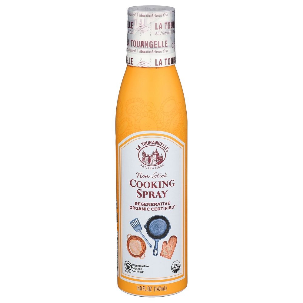 La Tourangelle Organic Regenerative Non-stick Cooking Spray, 5 Fluid Ounce -- 6 per case