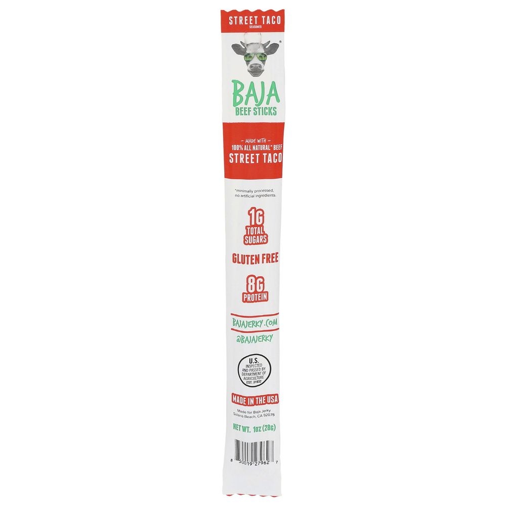 Baja Vida Street Taco Beef Sticks, 1 Ounce -- 16 per case