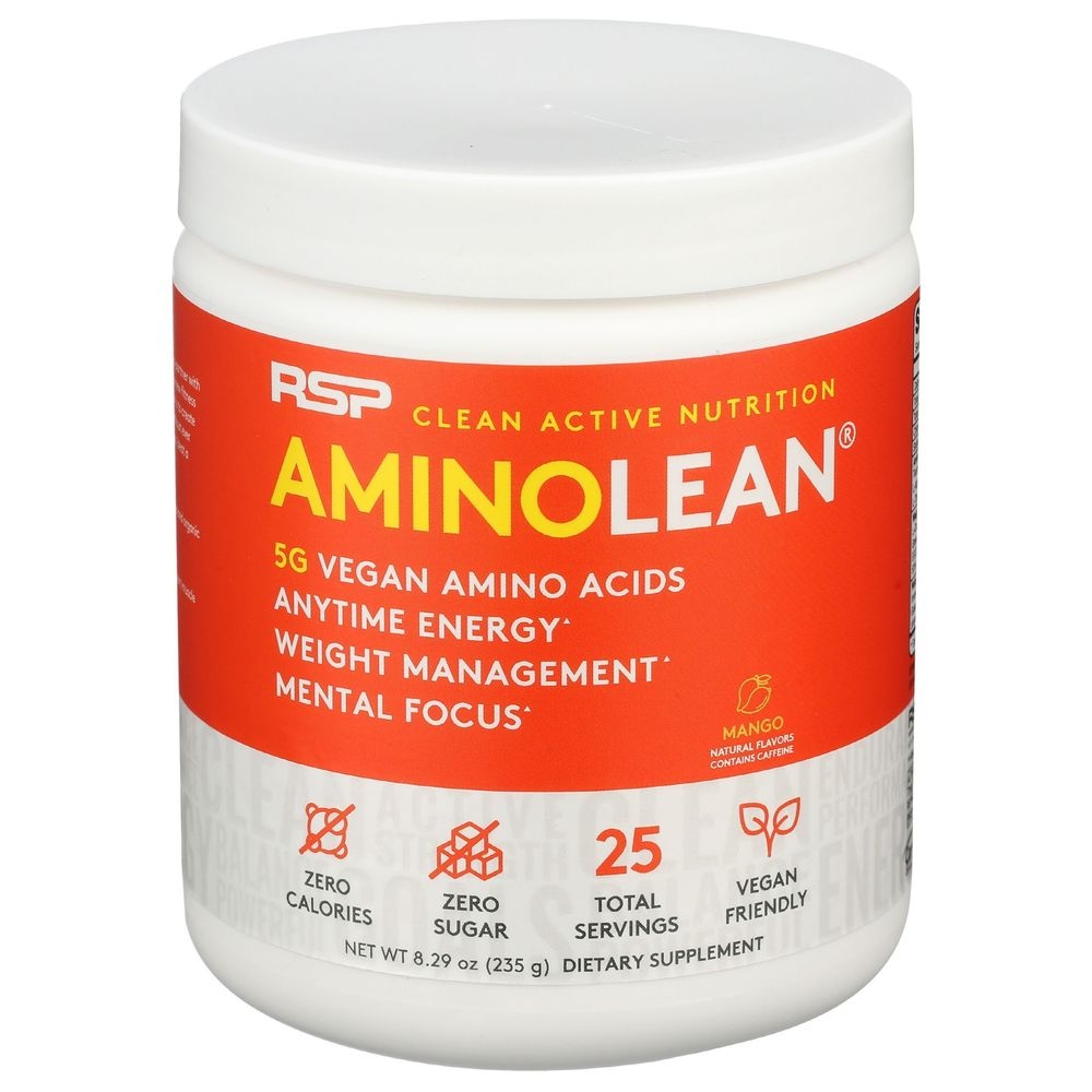 Rsp Aminolean Mango Flavor Dietary Supplement, 8.29 Ounce