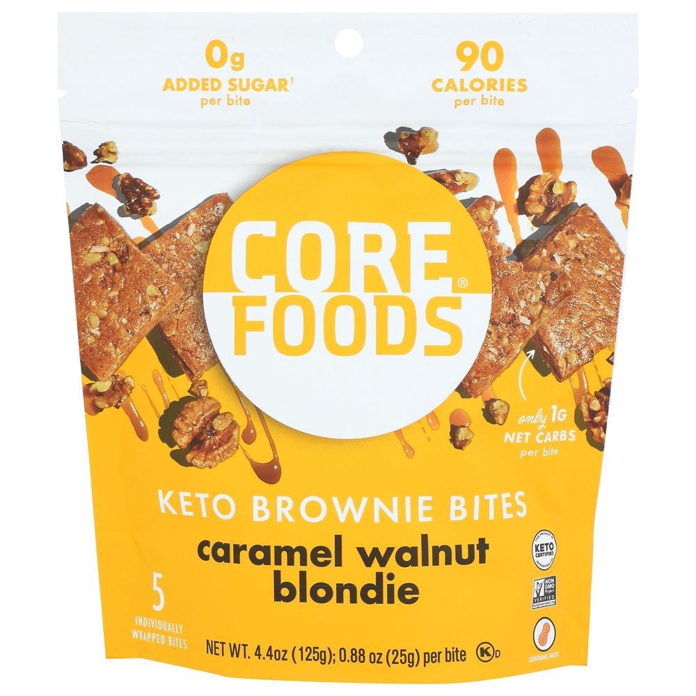 Core Caramel Walnut Blondie Brownie Bites, 4.4 Ounce -- 6 per case