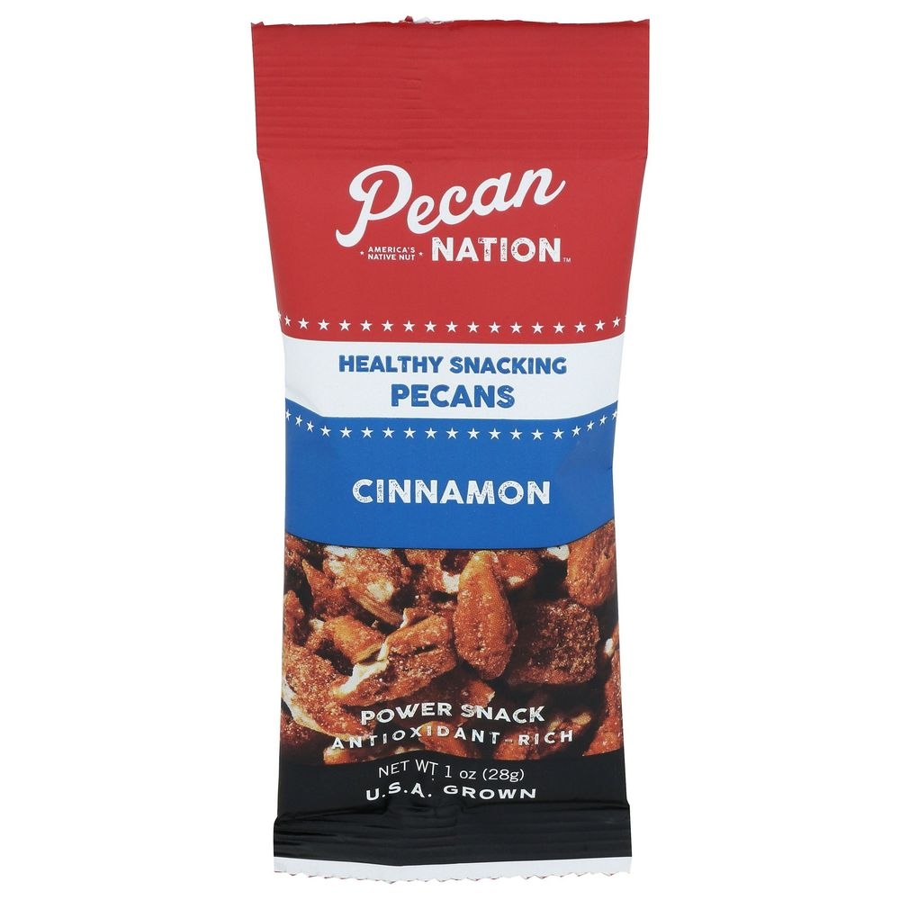 Pecan Nation Cinnamon Pecans, 1 Ounce -- 8 per case