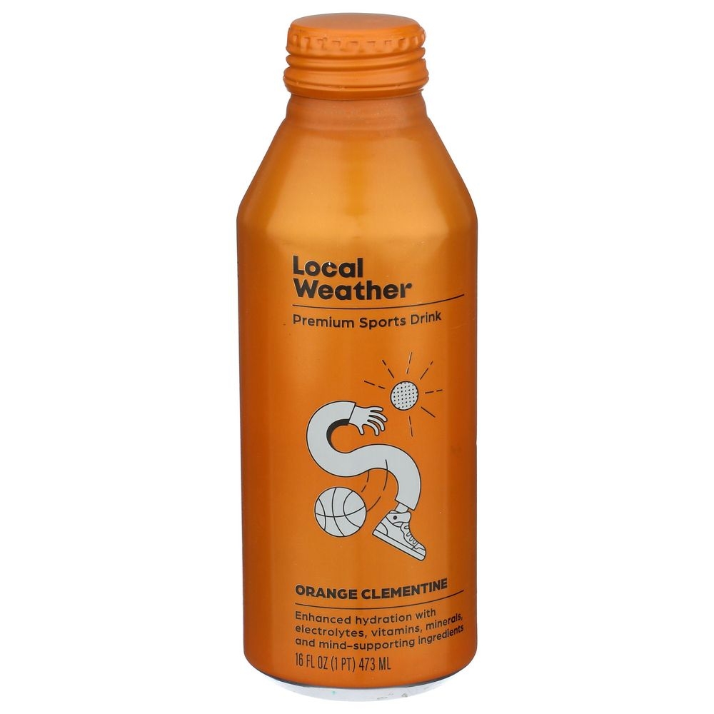 Local Weather Orange Clementine Sport Drink, 16 Fluid Ounce -- 12 per case