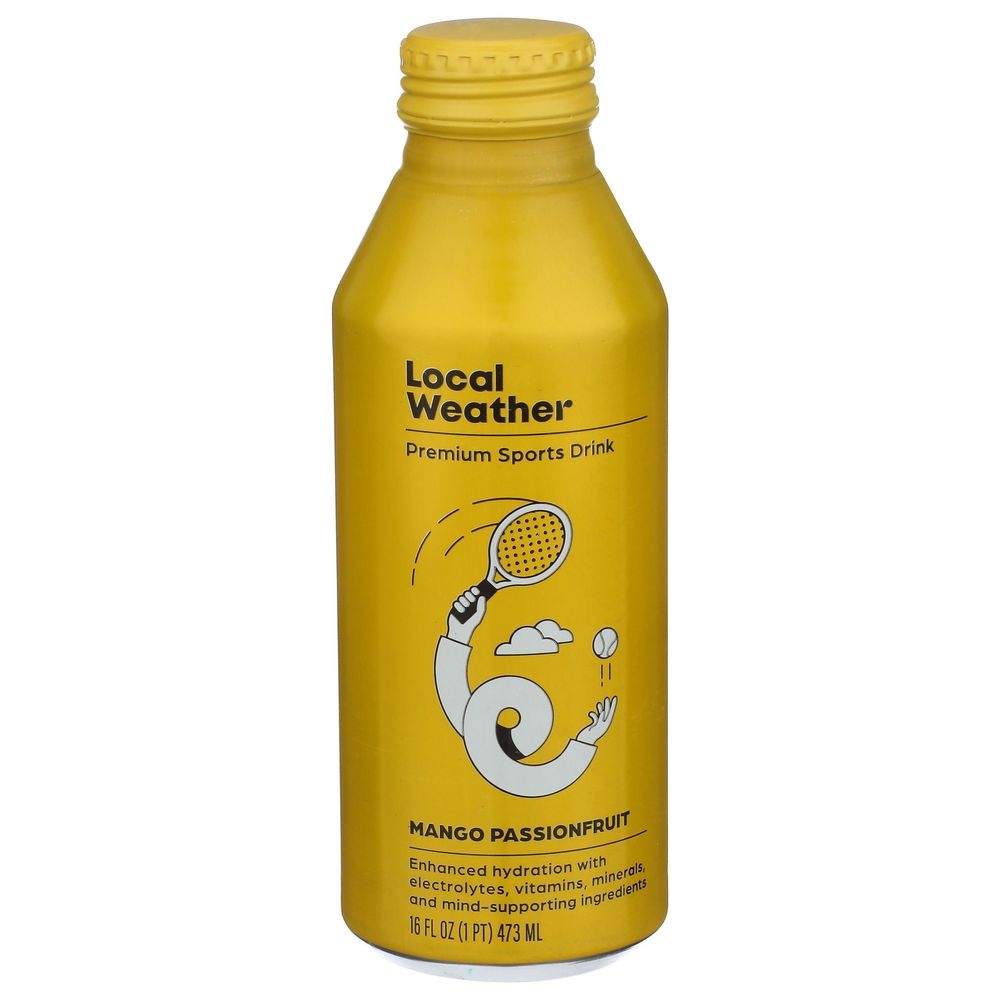 Local Weather Mango Passionfruit Mind Plus Body Sport Drink, 16 Fluid Ounce -- 12 per case