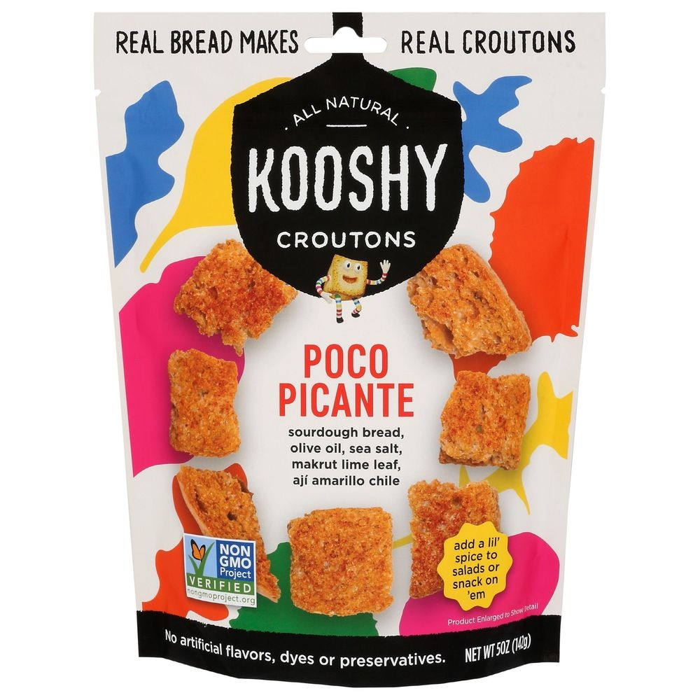 Kooshy Poco Picante Croutons, 5 Ounce -- 6 per case