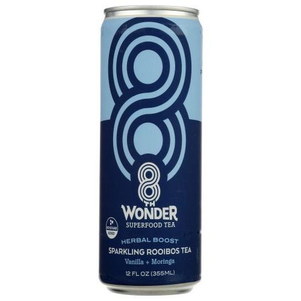 8th Wonder Vanilla Plus Moringa Sparkling Rooibos Tea, 12 Fluid Ounce -- 12 per case