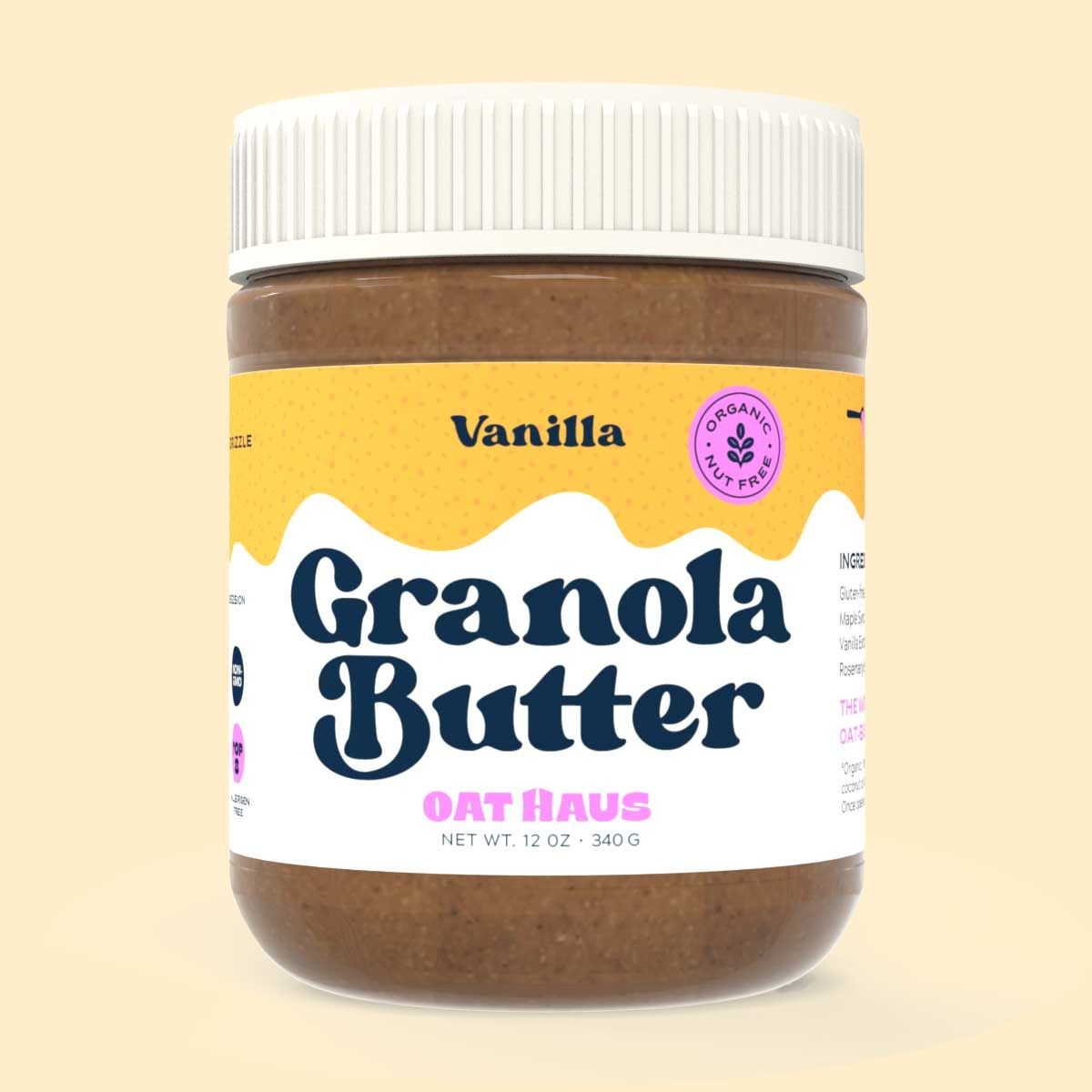 Oat Haus Vanilla Granola Butter, 12 Ounce -- 6 per case