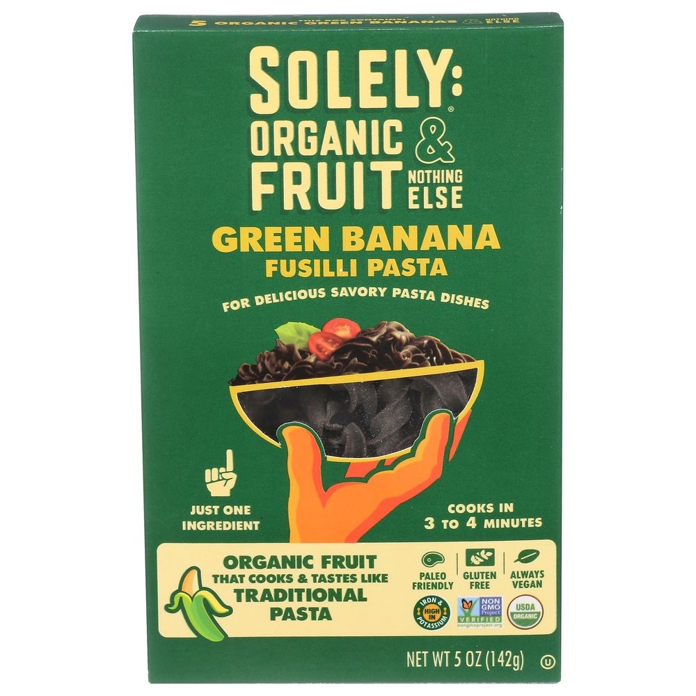 Solely Organic Green Banana Fusilli Pasta, 5 Ounce -- 6 per case