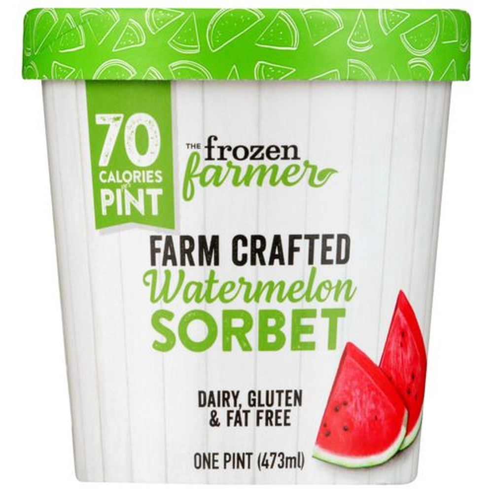 The Frozen Farmer Watermelon Sorbet, 16 Ounce -- 8 per case