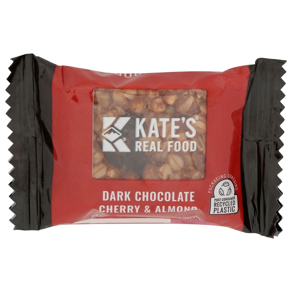 Kates Real Food Mini Dark Chocolate Cherry and Almond Bar, 6.6 Ounce -- 8 per case