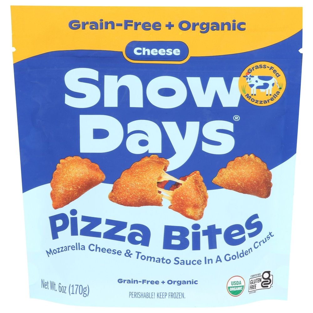 Snow Days Organic Cheese Pizza Bites, 6 Ounce -- 6 per case