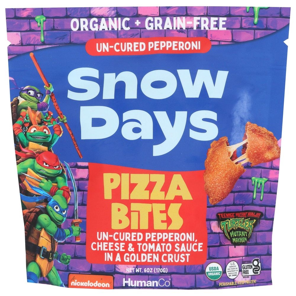 Snow Days Organic Uncured Pepperoni Pizza Bites, 6 Ounce -- 6 per case
