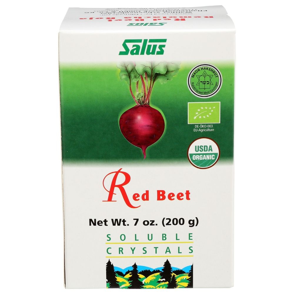 Salus Organic Red Beet Soluble Crystals, 7 Ounce