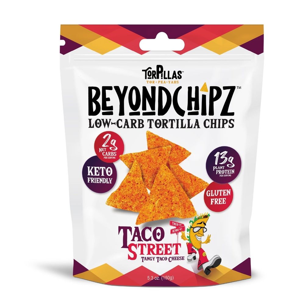 Beyondchipz Taco Street Tortilla Chips, 5.3 Ounce -- 12 per case