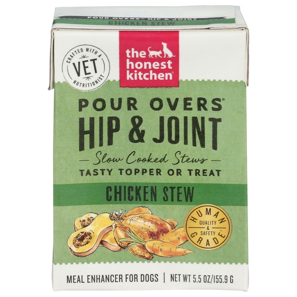 The Honest Kitchen Pour Overs Hip and Joint Chicken Stew Tasty Topper Dog Food, 5.5 Ounce -- 12 per case