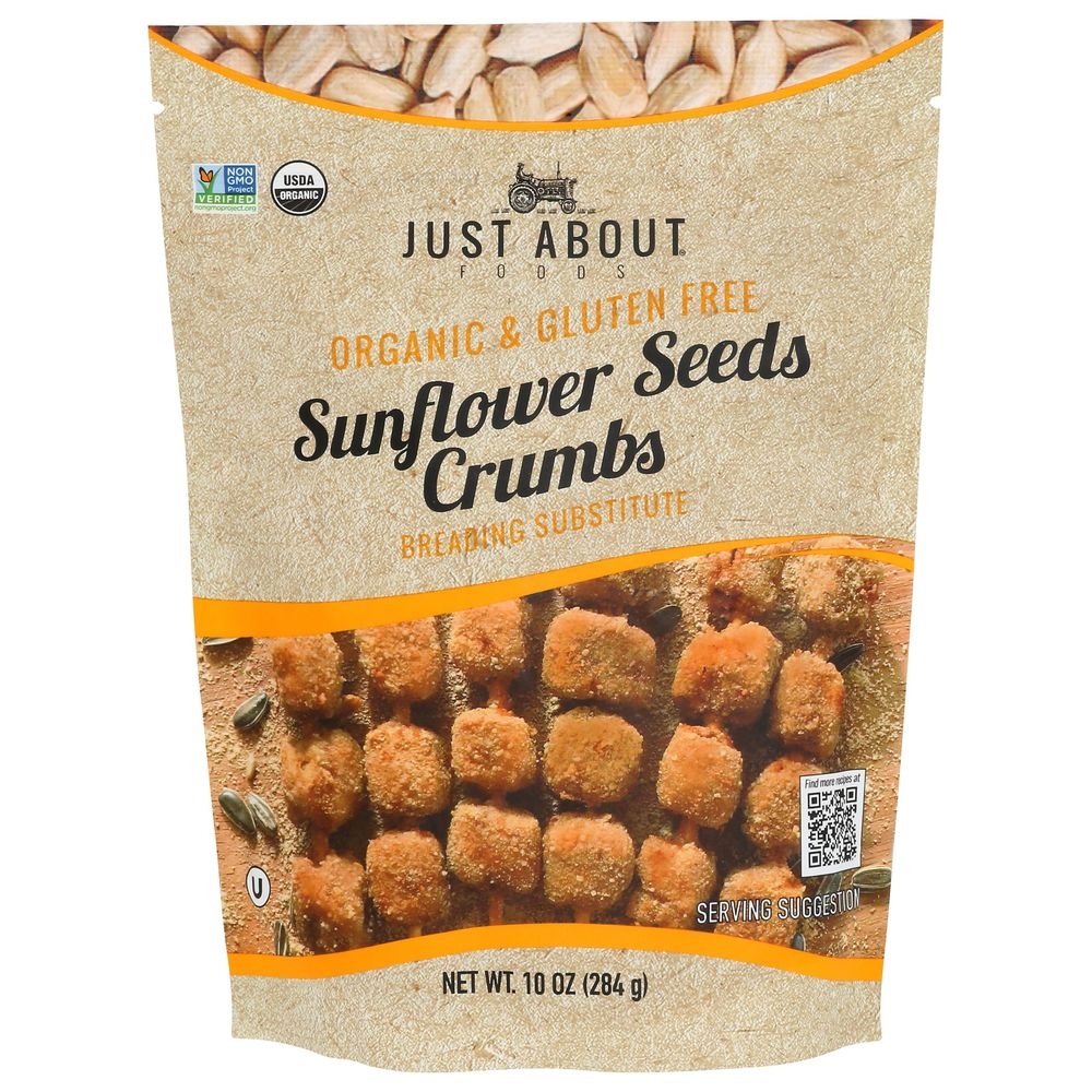 Just About Foods Sunflower Seeds Crumbs, 10 Ounce -- 6 per case