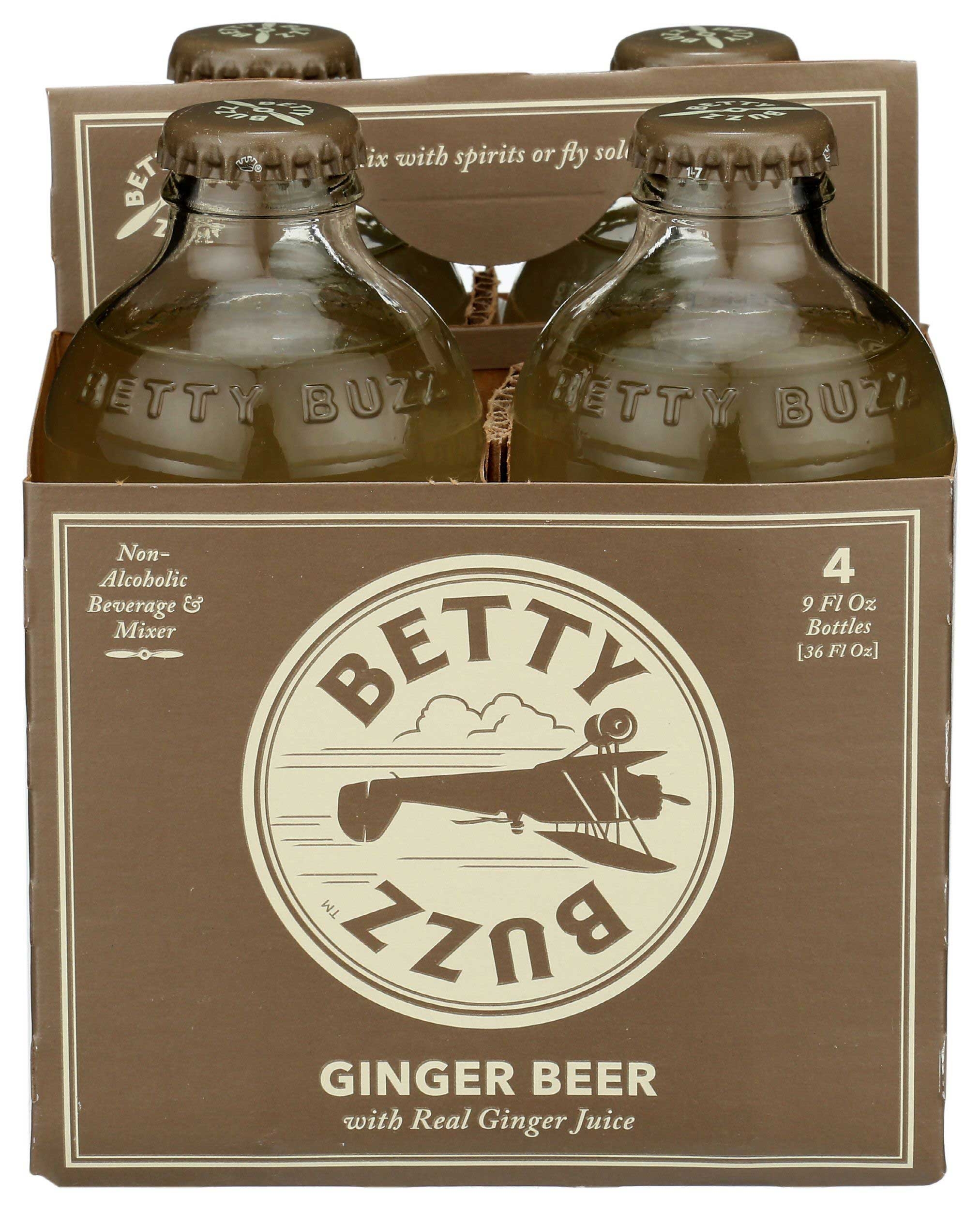 Betty Buzz Ginger Beer Cocktail Mixer, 36 Fluid Ounce -- 6 per case