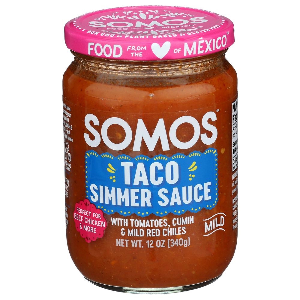 Somos Mild Taco Simmer Sauce, 12 Fluid Ounce -- 6 per case