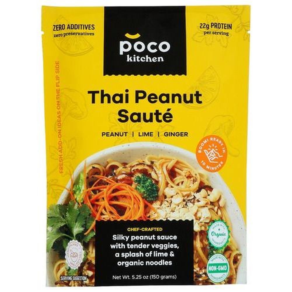 Poco Kitchen Thai Peanut Saute Noodle Meal Kit, 5.25 Ounce -- 10 per case