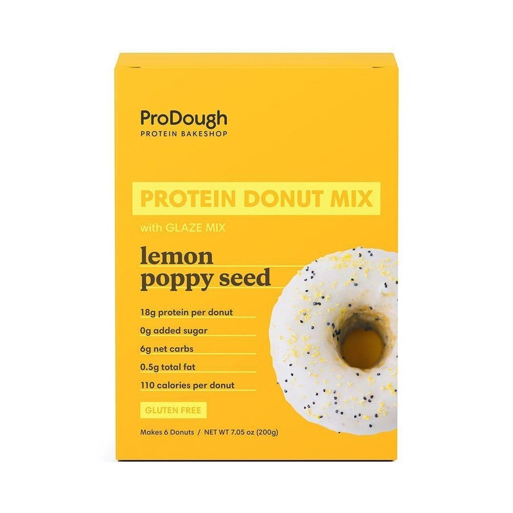 Prodough Bakery Lemon Poppyseed Donut and Glaze Mix, 7.05 Ounce -- 12 per case