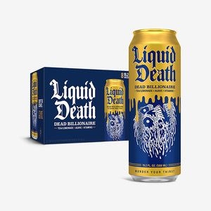 Liquid Death Armless Palmer Iced Tea, 19.2 Fluid Ounce -- 3 per case