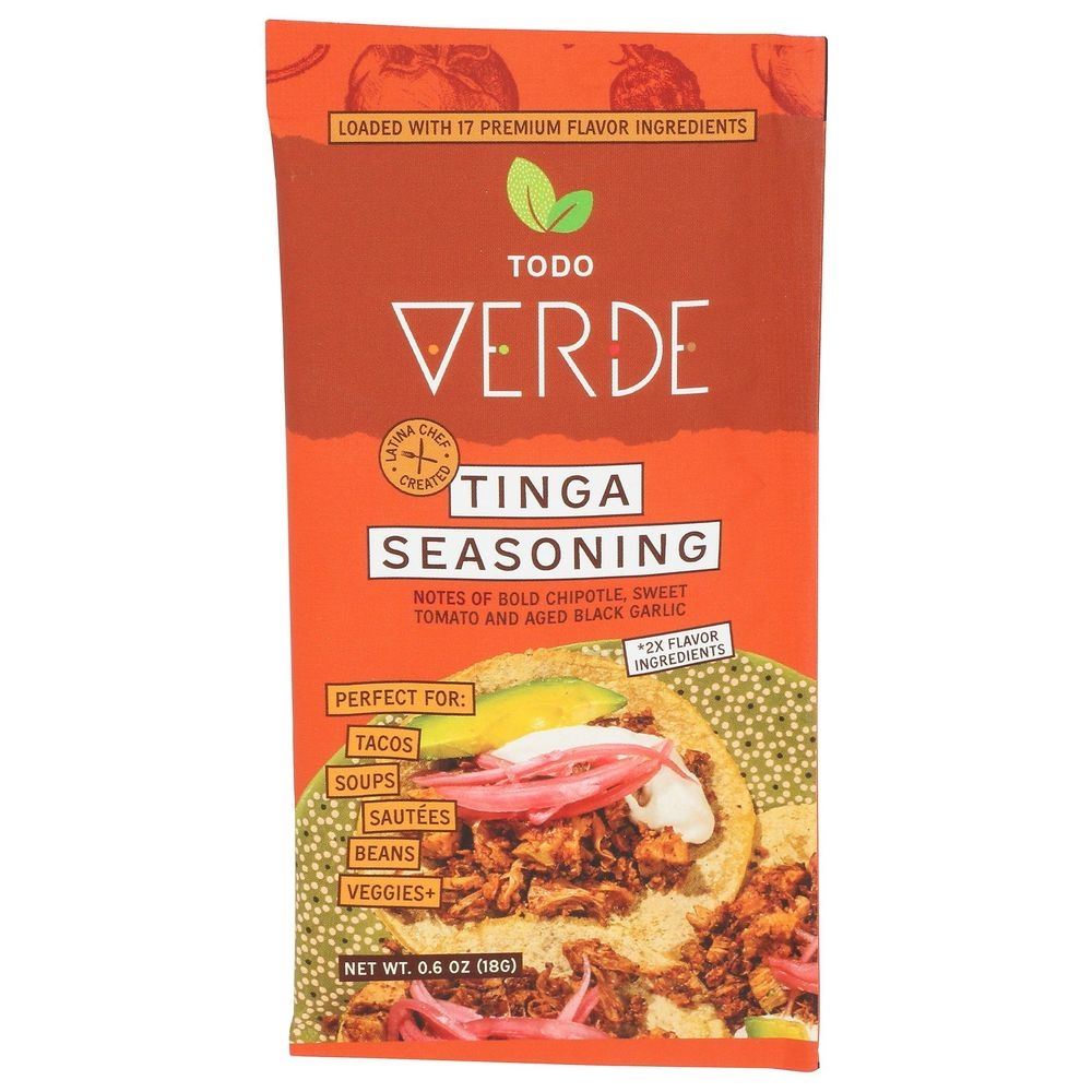Todo Verde Tinga Taco Seasoning, 0.6 Ounce -- 12 per case
