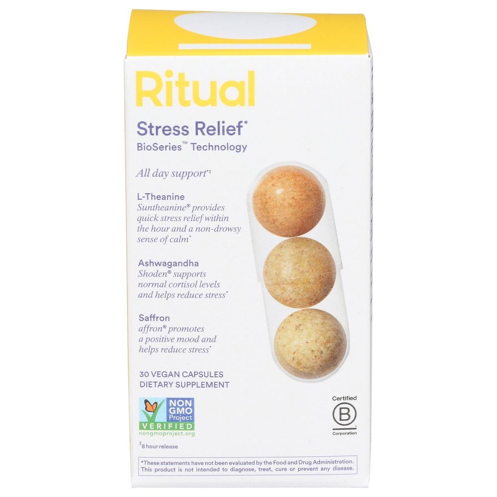Ritual Stress Bioseries Technology Vegan Capsules, 30 count