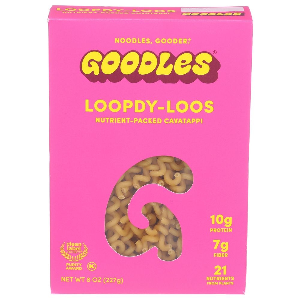 Goodles Loopdy-Loos Pasta, 8 Ounce -- 6 per case