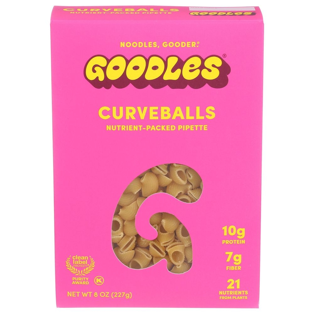 Goodles Curveballs Pasta, 8 Ounce -- 6 per case