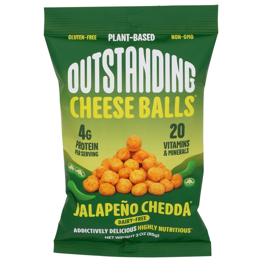 Outstanding Jalapeno Chedda Cheese Balls, 3 Ounce -- 8 per case