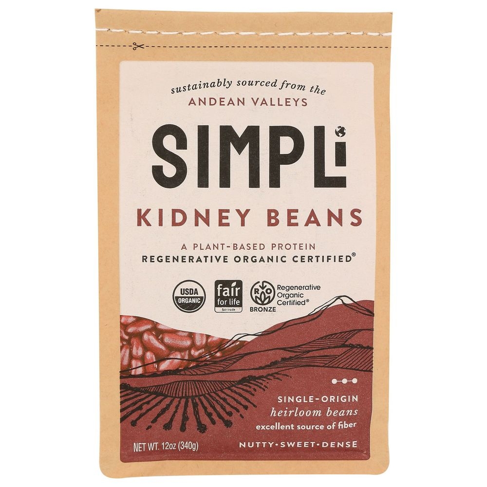 Simpli Organic Kidney Beans, 12 Ounce -- 8 per case