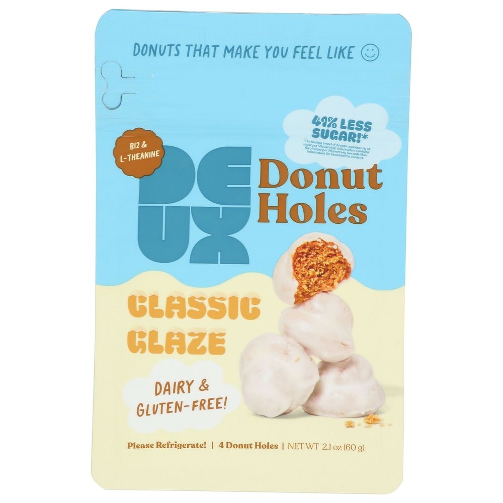 Deux Classic Glaze Donut Hole, 2.1 Ounce -- 12 per case.