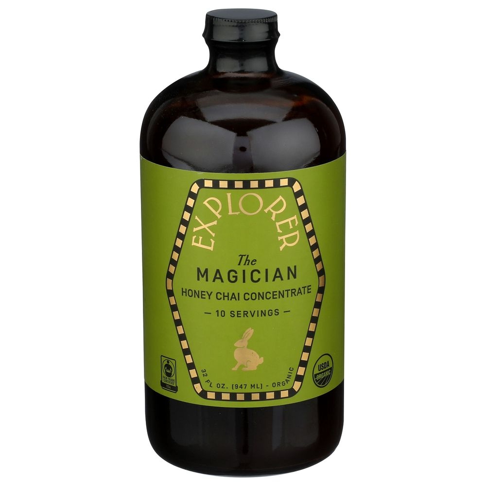 Explorer The Magician Honey Chai Cold Brew Tea Concentrate, 32 Fluid Ounce -- 6 per case
