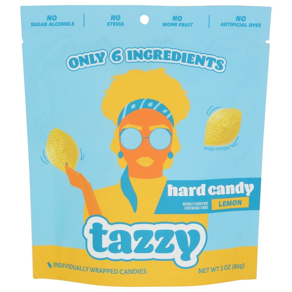 Tazzy Lemon Hard Candy, 3 Ounce -- 12 per case