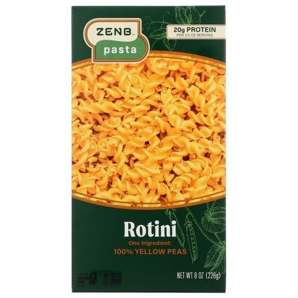 Zenb Rotini Yellow Pea Pasta, 8 Ounce -- 12 per case