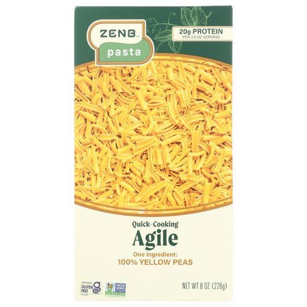 Zenb Agile Yellow Pea Pasta, 8 Ounce -- 12 per case