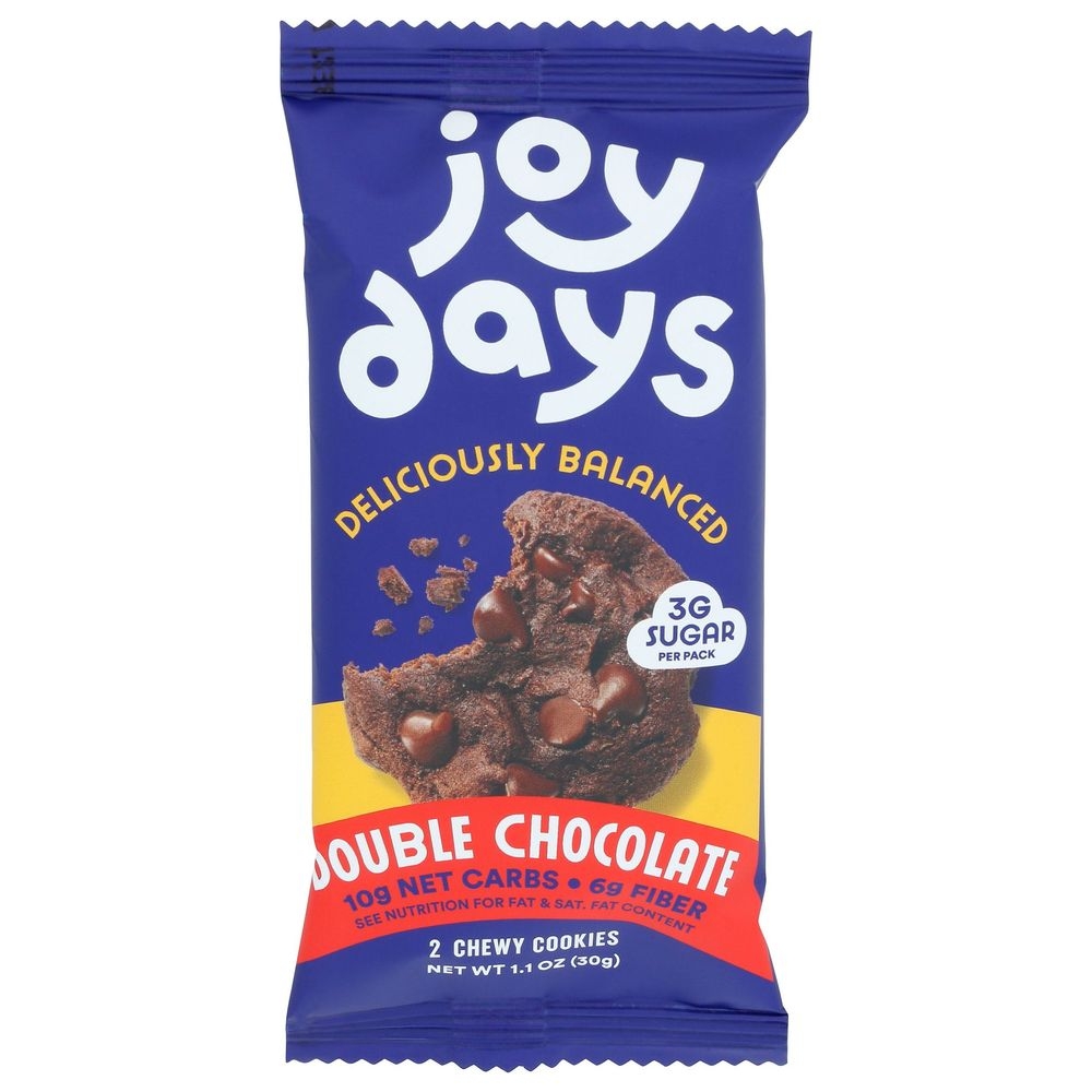 Joydays Single Serve Double Chocolate Cookies, 30 Gram -- 12 per case