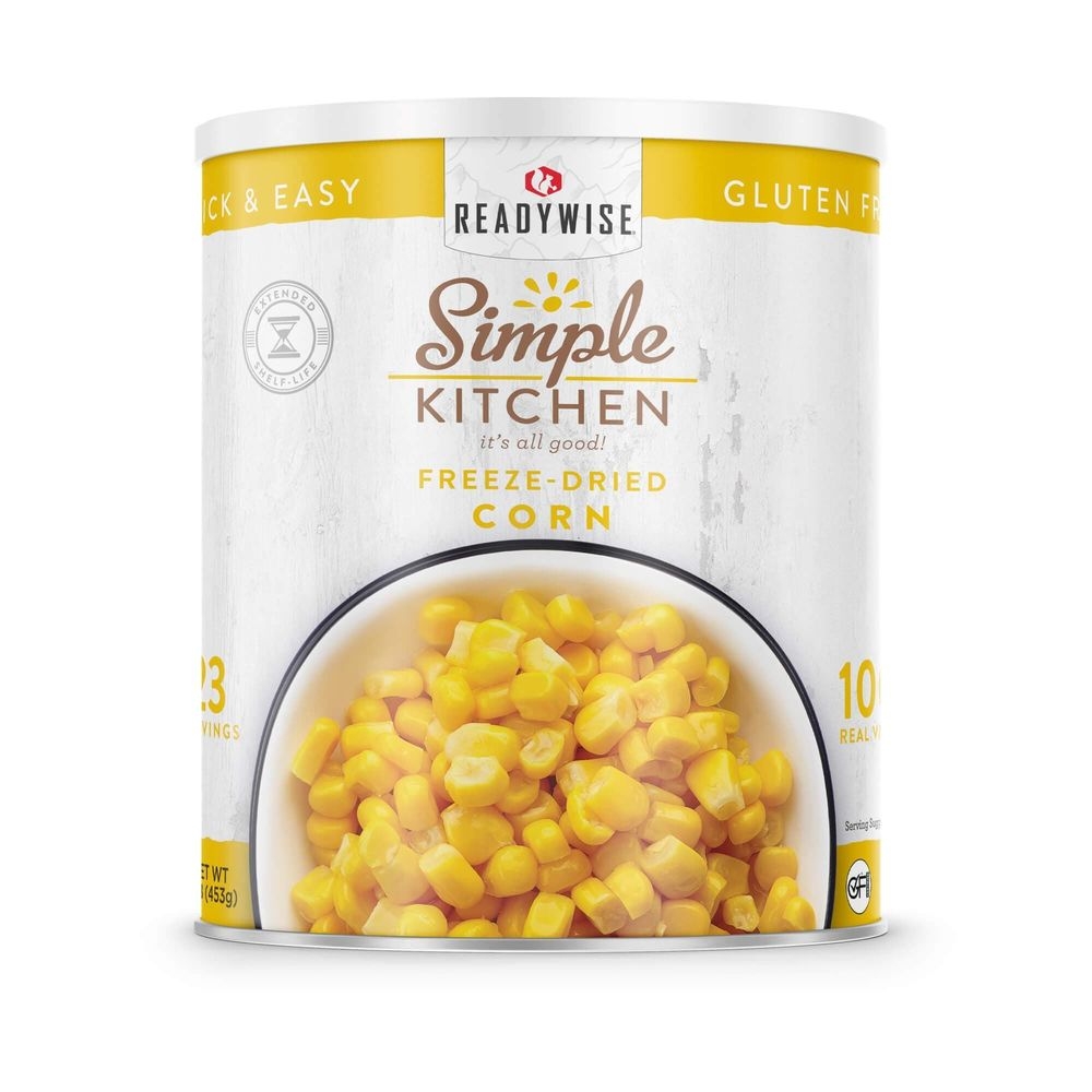 Simple Kitchen Freeze-Dried Corn, 23 Servings -- 6 per case