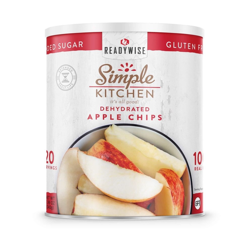 Simple Kitchen Dried Apple Chips, 20 Servings -- 6 per case