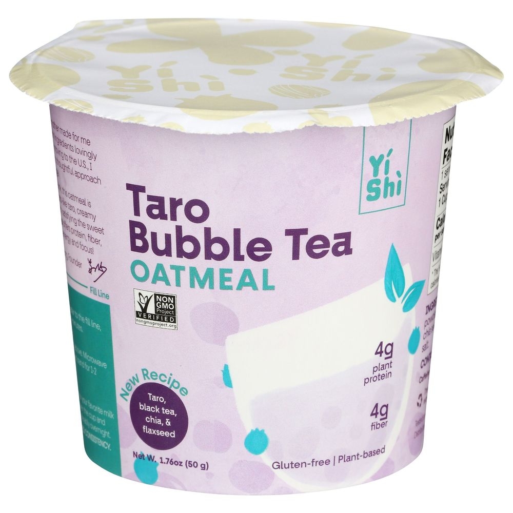 Yishi Taro Bubble Tea Oatmeal Cup, 1.76 Ounce -- 6 per case