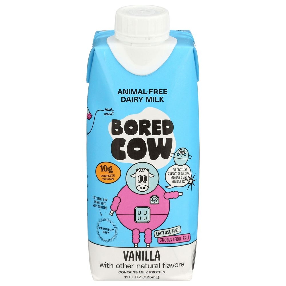 Bored Cow Animal Free Vanilla Milk, 11 Fluid Ounce -- 12 per case