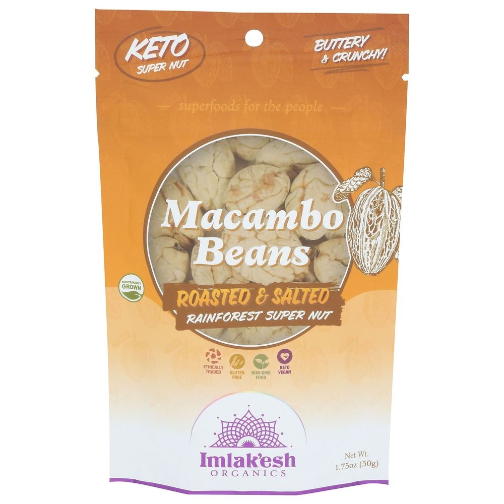 Imlakesh Organics Wild Harvested Macambo Beans, 1.75 Ounce -- 8 per case