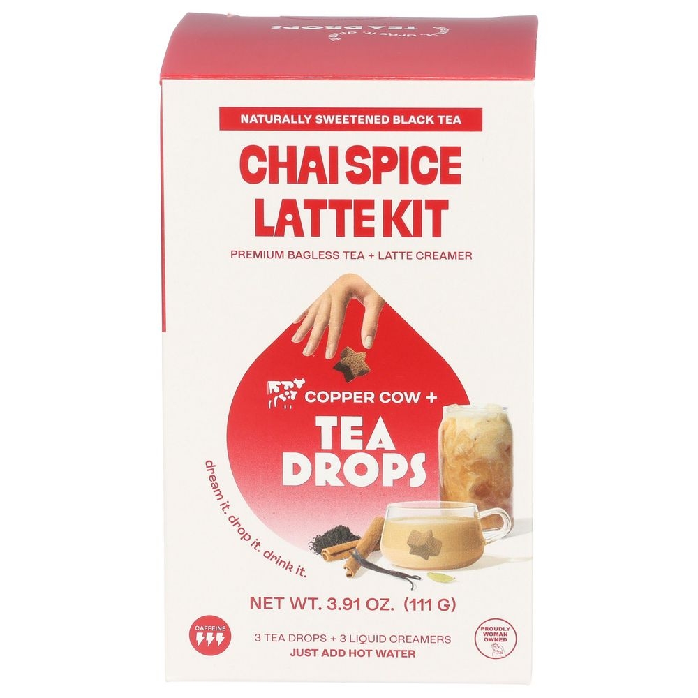 Tea Drops Chai Spice Latte Kit, 3.91 Ounce -- 6 per case