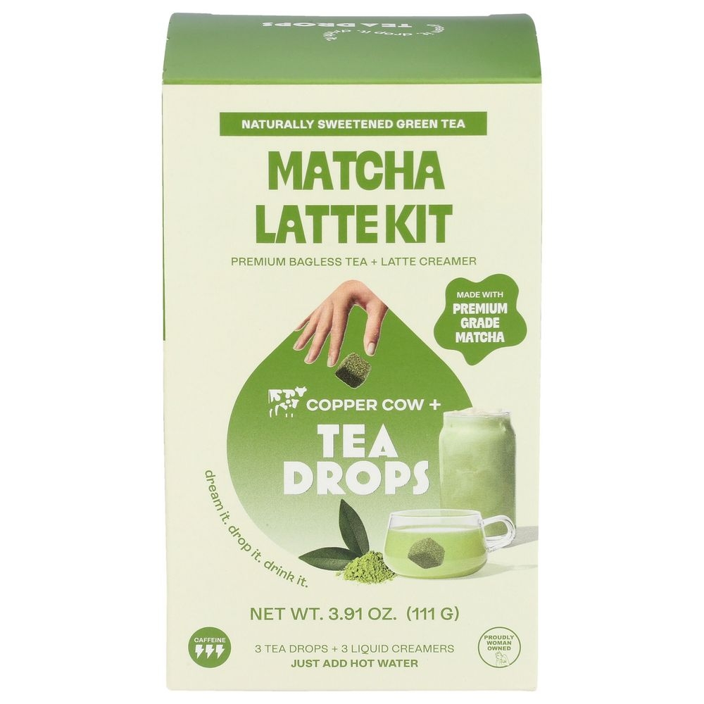 Tea Drops Matcha Latte Kit, 3.91 Ounce -- 6 per case