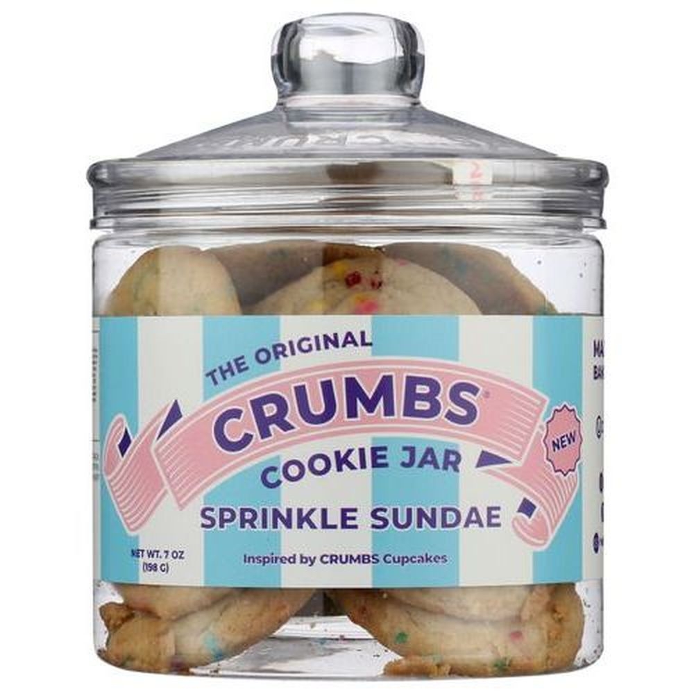 The Original Crumps Bakeshop Sprinkle Sundae Cookie Jar, 7 Ounce -- 12 per case