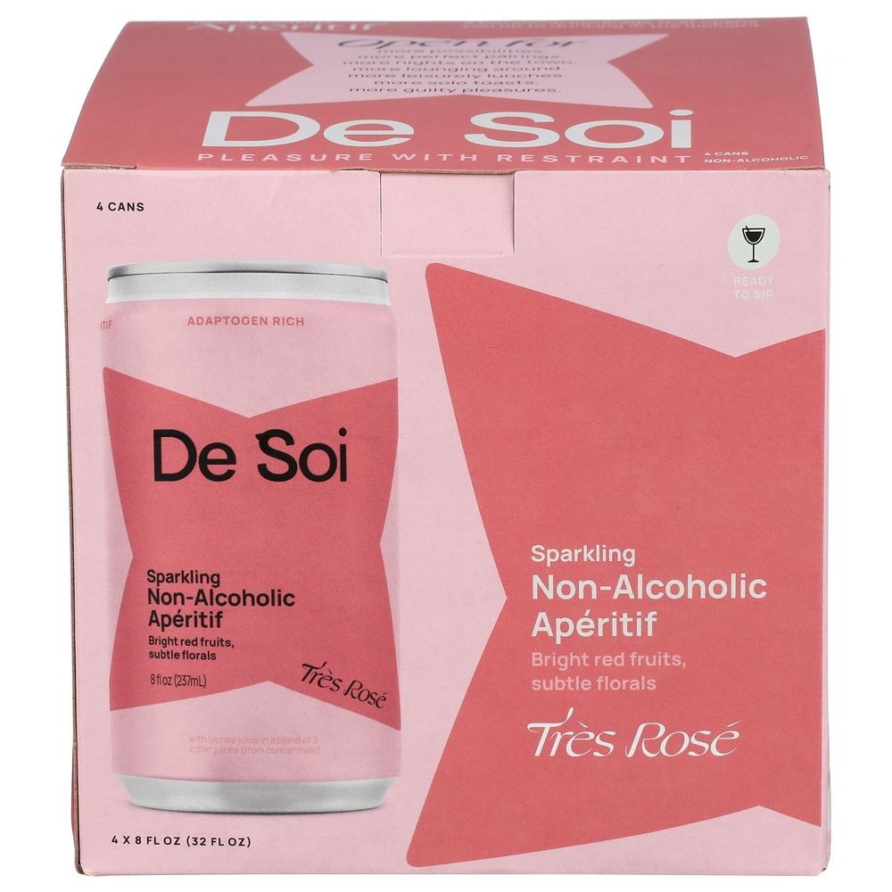De Soi Tres Rose, 32 Fluid Ounce -- 6 per case