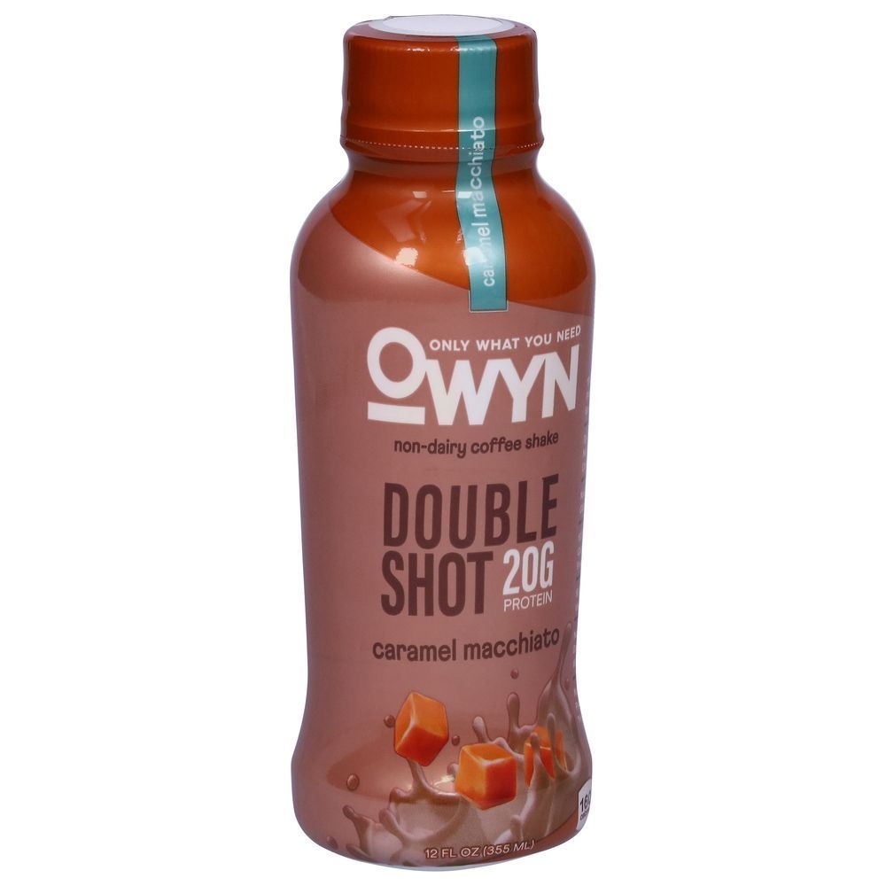 Owyn Double Shot Caramel Macchiato Coffee Shake, 12 Fluid Ounce -- 12 per case