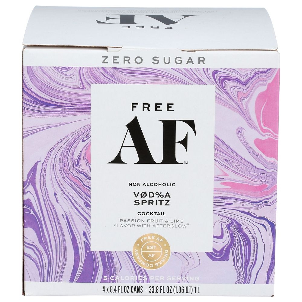 Free AF Vodka Spritz Cocktail Mixer, 1 Liter -- 6 per case