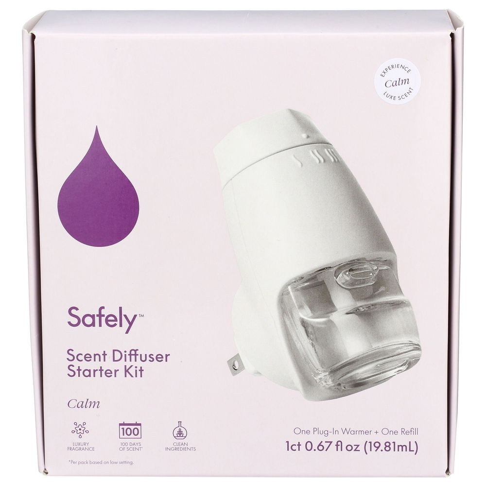 Safely Calm Air Fresh Plugin Scent Diffuser Starter Kit, 0.67 Fluid Ounce -- 6 per case